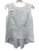 Lafayette 148 Size 2 White Linen Sleeveless Back Zip Top White / 2