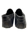 Florsheim Shoe Size 8.5 Black Leather Stitch Detail Slip On Moccasin Loafers Black / 8.5