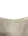 Emilia Wickstead Size 18 Ivory White Crepe Low Back Fold over collar Gown Ivory White / 18
