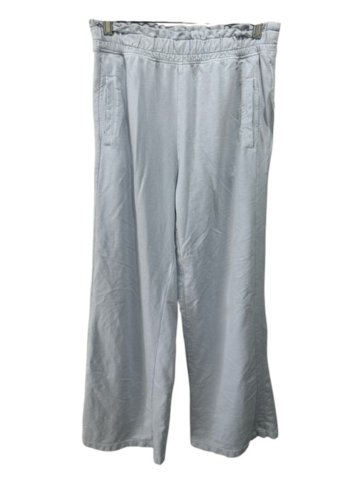 The Normal Brand Size XS Light Blue Cotton Drawstring Pockets Wide Leg Pants Light Blue / XS