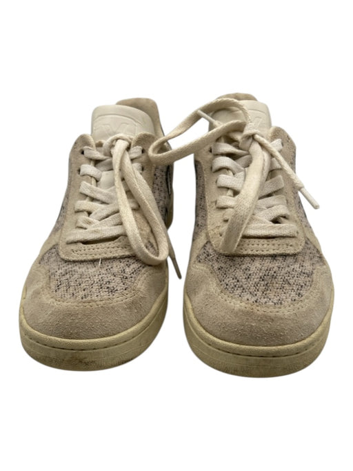 Veja Shoe Size 6 Grey recycled cotton Lace Up Woven Detail Panel Detail Shoes Grey / 6