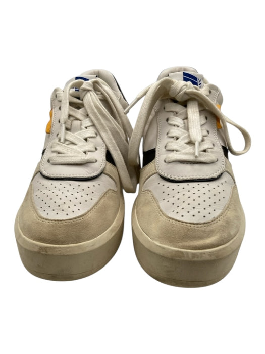 Oncept Shoe Size est 6 White & Multi Leather & Suede Rubber Sole Platform Shoes White & Multi / est 6