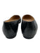 Manolo Blahnik Shoe Size 38.5 Black Croc Leather Pointed Square Toe Flats Shoes Black / 38.5
