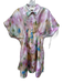 Exquise Size XS Multicolor Polyester Button Front Pintuck Dress Multicolor / XS