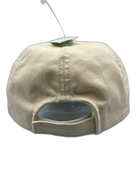 Isabel Marant Ecru Cotton Velcro Strap Embroidered Hat Ecru / 59