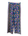 Veronica Beard Size 0 Blue & Multi Silk Stretch Waist Pockets Floral Print Pants Blue & Multi / 0