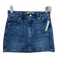 Denim Forum Size 23 Medium Wash Cotton Zip Fly Skirt Medium Wash / 23