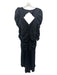 For Love & Lemons Size Est XS Black Recycled Polyester Blend Keyhole Back Dress Black / Est XS