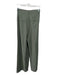 Nonchalant The Label Size S Green Polyester Zip & Button High Waist Pleat Pants Green / S