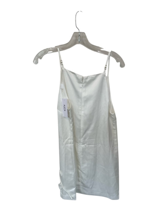 ASTR The Label Size S White Polyester Spaghetti Strap Flower Application Dress White / S