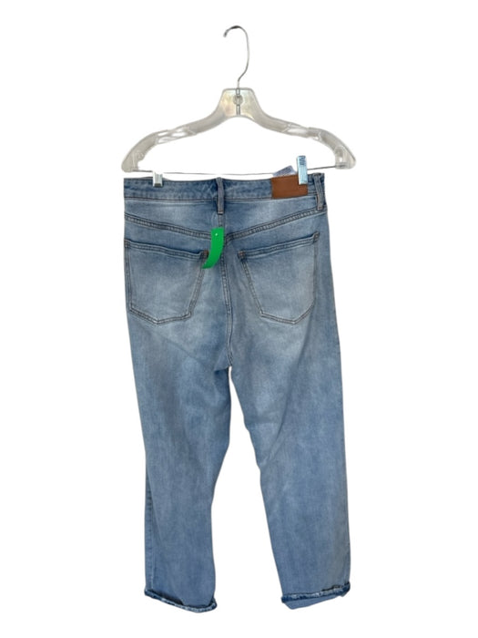 Dear John Size 27 Light Wash Cotton Blend High Waist Distressed Jeans Light Wash / 27