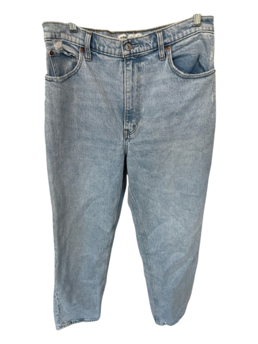 Abercrombie & Fitch Size 31 Light Wash Cotton Blend High Waist Jeans Light Wash / 31