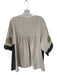 Pretty Persuasions Size M Taupe & Green Cotton 3/4 Sleeve Embroidered Dress Taupe & Green / M