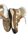 Sorel Shoe Size 7 Tan & Orange Leather & Suede Faux Fur Lace Up Athletic Boots Tan & Orange / 7