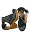 Free People Shoe Size 37 Black & Brown Leather Wood Platform Ankle Strap Clogs Black & Brown / 37