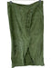 Free People Size 8 Army Green Cotton High Waist Fringe Hem Slit Cargo Skirt Army Green / 8