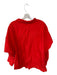 Free People Size S Tomato Red Cotton Long Balloon Sleeve Button Down Top Tomato Red / S