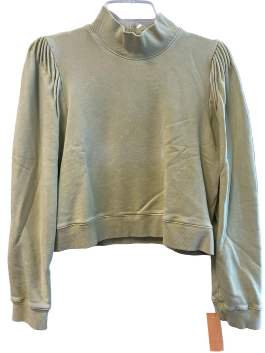Sea New York Size XS Yellow Cotton Long Sleeve solid color high neck Sweater