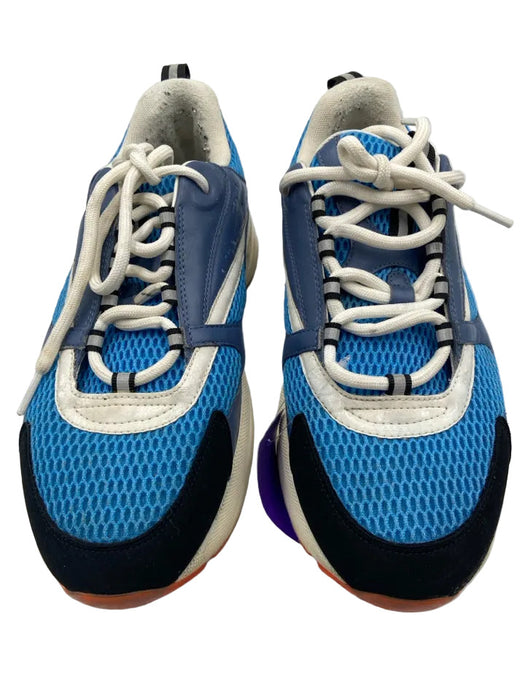 Dior Shoe Size 43 AS IS Blue & Multi Synthetic Low Top Men's Shoes