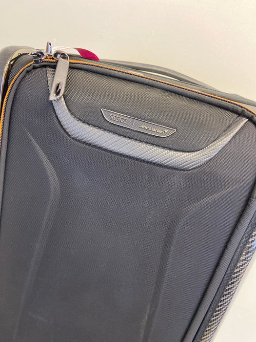 Tumi Gray & Black Carbon Fiber Canvas Men's Bag