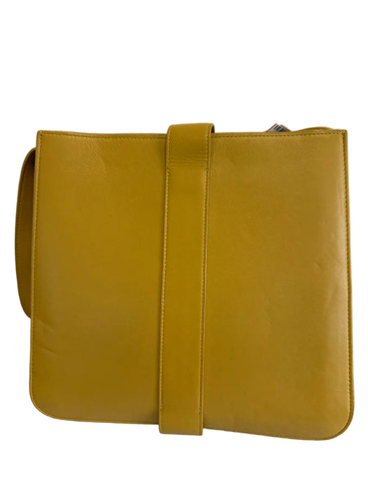 Bottega Veneta Yellow Leather Lambskin Gold Hardware Shoulder Bag Bag