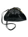 Susan Gail Black & Gold Genuine Snake Latch Clasp Shoulder Strap Clutch Bag Black & Gold / Small