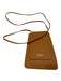 Chloe Tan Brown Leather Card Holder Crossbody Bag Tan Brown / Mini