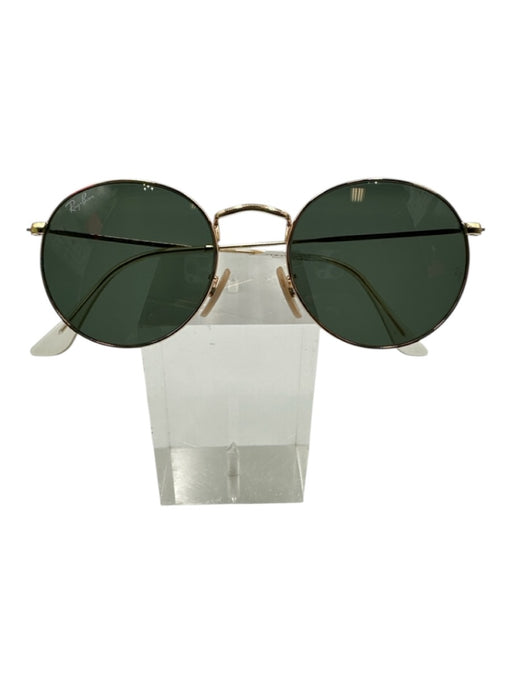 Ray Ban Gold Metal Circle tinted lens Filigree Sunglasses Gold