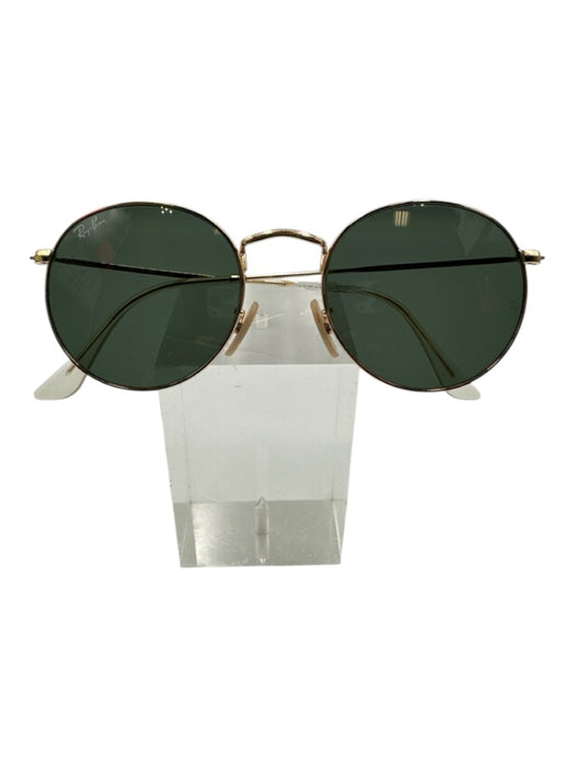 Ray Ban Gold Metal Circle tinted lens Filigree Sunglasses Gold