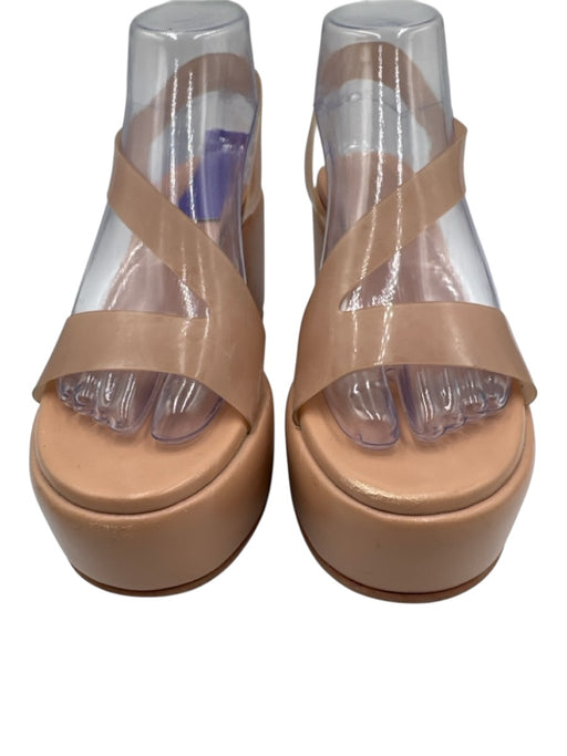 Gianvito Rossi Shoe Size 38 Blush Pink Manmade Material open toe Cut Out Sandals Blush Pink / 38