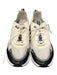 Nike Shoe Size 9.5 White & Black Nylon Lace Up Low Top Almond Toe Sneakers White & Black / 9.5