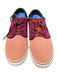 Nike Shoe Size 7.5 Peach & Maroon Fabric round toe lace up 2 tone Sneakers Peach & Maroon / 7.5