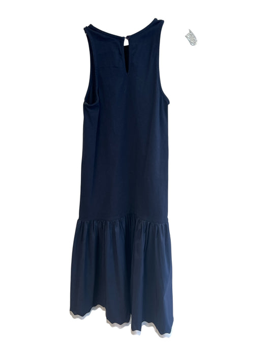 Maeve Size XXS Navy & white No Fabric Tag High Neck Drop Waist Dress Navy & white / XXS