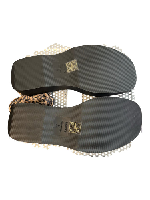 Maeve Shoe Size 39 Black & Brown Manmade Material Leopard Platform Strappy Shoes Black & Brown / 39