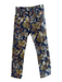 Mother Size 25 Blue & Multi Cotton Blend High Waist Floral Straight Leg Jeans Blue & Multi / 25