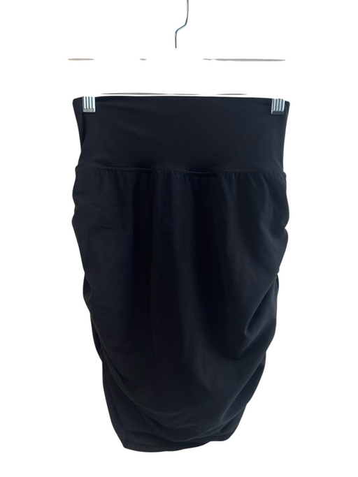 Athleta Size S Black Nylon Blend High Waist Sinched Side built in shorts Skirt Black / S