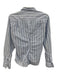 Frank & Eileen Size XS Blue & White Cotton Long Sleeve Stripe Buttons Blouse Top Blue & White / XS