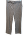 Theory Size 4 Multi Viscose Elastic Waist Plaid Zip Fly Straight Leg Pants Multi / 4