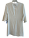 Shoshanna Size 4 White Acetate 3/4 Sleeve Round Neck Key hole Back Zip Dress White / 4