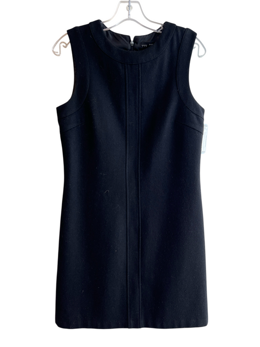 Zara Basic Size S Black Polyester Sleeveless solid color Round Neck Dress Black / S