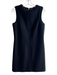 Zara Basic Size S Black Polyester Sleeveless solid color Round Neck Dress Black / S