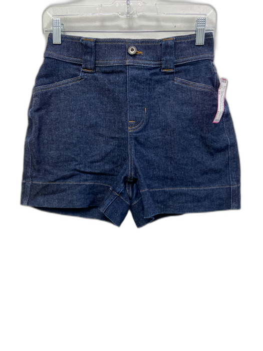 Spanx Size XS Dark Wash Cotton High Rise Stretch Waist No zipper Shorts Dark Wash / XS