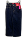 Spanx Size S Dark Wash Cotton High Rise Zip Fly Wide Leg Jeans Dark Wash / S