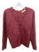 La maille sezane Size Small Faded Red Mohair & Wool Scallop Detail Cardigan Faded Red / Small