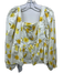 The Lulo Project Size S White, Yellow & Green Cotton Blend Flowers Top White, Yellow & Green / S