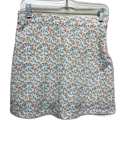 Byrdie Golf Size S White & Multi Polyester & Spandex Floral Elastic Waist Skirt White & Multi / S
