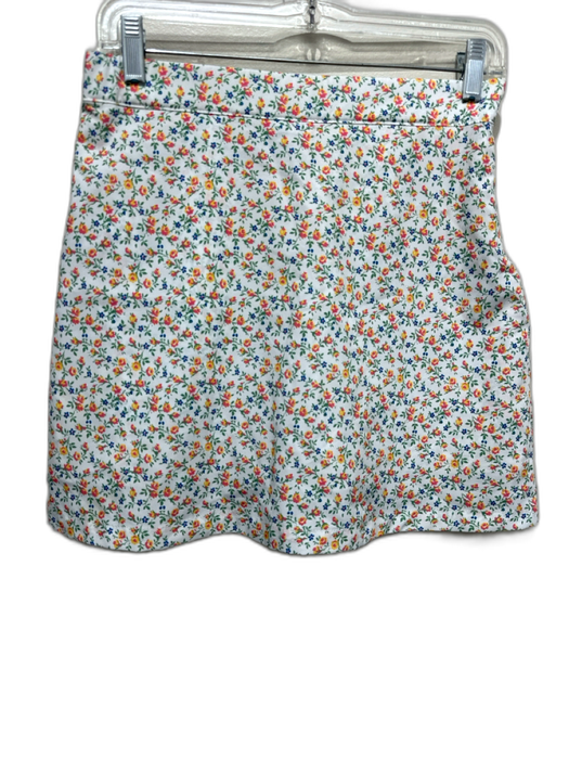 Byrdie Golf Size S White & Multi Polyester & Spandex Floral Elastic Waist Skirt White & Multi / S