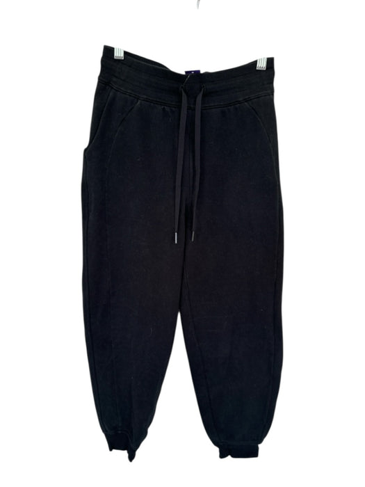 Lululemon Size 4 Black Cotton Blend Drawstring Jogger Athletic Pants Black / 4