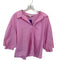 English Factory Size S Pink & White Cotton Long Balloon Sleeve Striped Top Pink & White / S