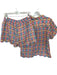 Brooks Ave. Size M Multi Cotton Short Sleeve Kaleidoscope Scallop Detail Pajamas Multi / M